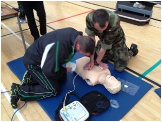 Members from The Irish Defence Forces undertaking and extensive training programme with EireMed as they continue to roll out their AED programme. EireMed are continuing to supply AEDs and train members of the forces in their operation.